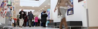 Visitors at GRH