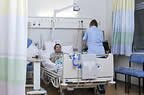 Male patient with nurse